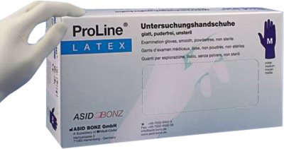 PROLINE Plus Latex Unt.Handschuhe puderfrei S