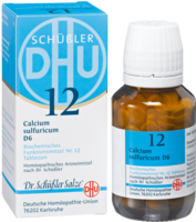 BIOCHEMIE DHU 12 Calcium sulfuricum D 6 Tabletten