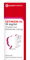 CETIRIZIN AL 10 mg/ml Tropfen zum Einnehmen