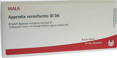 APPENDIX vermiformis GL D 6 Ampullen