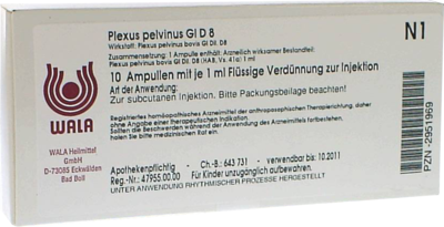 PLEXUS PELVINUS GL D 8 Ampullen