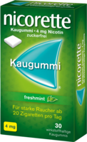 NICORETTE Kaugummi 4 mg freshmint