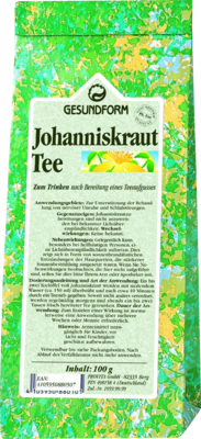 GESUNDFORM Johanniskraut Tee