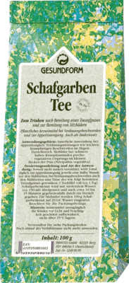 GESUNDFORM Schafgarbenkraut Tee