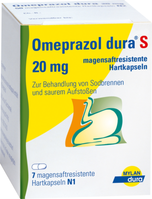 OMEPRAZOL dura S 20 mg magensaftresist.Hartkapseln