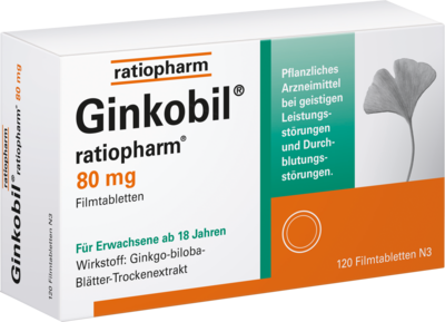 GINKOBIL-ratiopharm 80 mg Filmtabletten