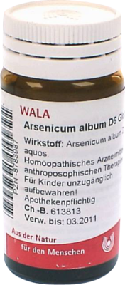 ARSENICUM ALBUM D 6 Globuli