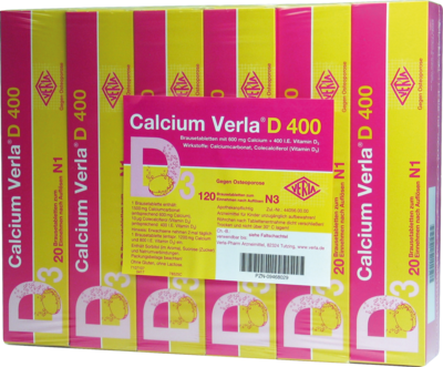 CALCIUM VERLA D 400 Brausetabletten