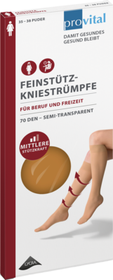 PROVITAL 70den Stützkniestrümpfe Gr.39-42 puder