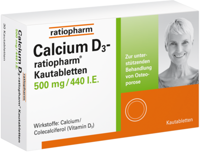 CALCIUM-RATIOPHARM 500 mg Kautabletten