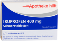 IBUPROFEN 400 mg Die Apotheke hilft Filmtabletten