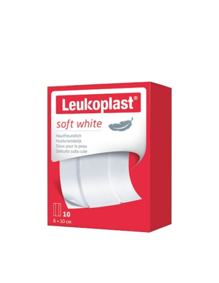 LEUKOPLAST soft white Str.19x72/D.25/38x72/38x38mm