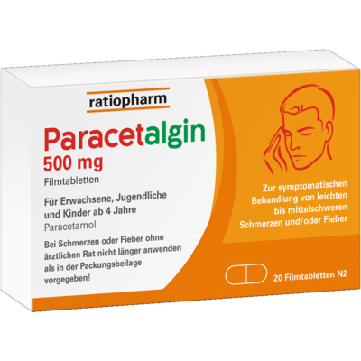 PARACETALGIN 500 mg Filmtabletten